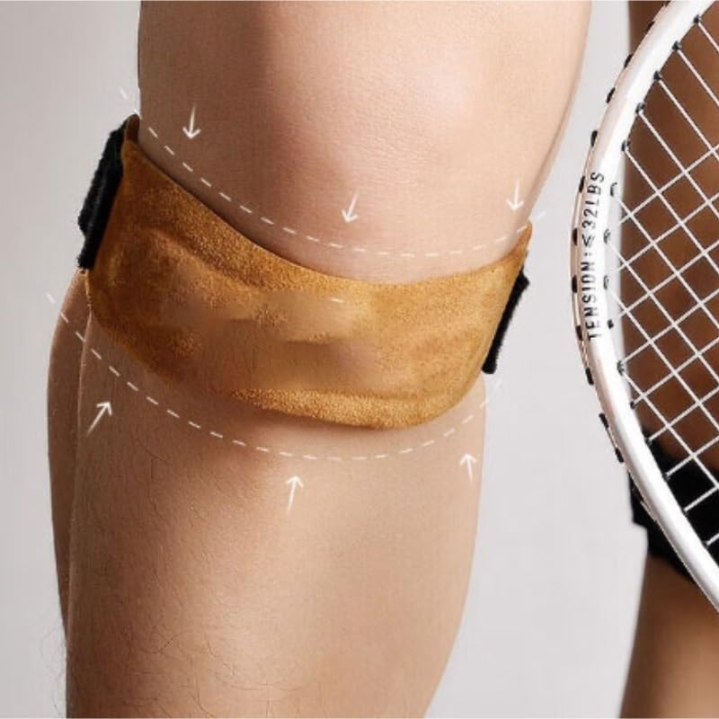 Exercise, protection Patellar Strap Knee Pads for Running Sports Protection Knee Guards Soft Cowhide for Fitness, cycling, running, playing football