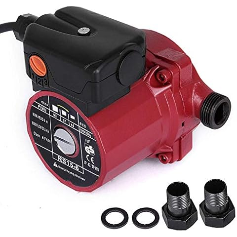 Happybuy Hot Water Recirculating Pump, 93W 110V Water Circulator Circulating Pump NPT 3/4" w/Brass Fittings, 3-speed Control Recirculation 9.5 Gpm RS15-6 for Electric Water Heater System Cover