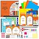 Shuttle Art 102 teiliges Schulsachen Set, Schulbedarf Box für Schulanfang, Einschulung, Malstifte, Schreibwaren für Kinder und Studenten, Bleistifte, Stifte, Marker, Radiergummis, Notizbücher, Ordner
