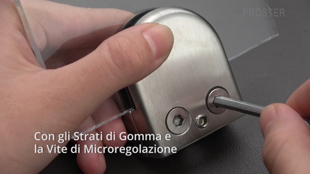 8 Morsetti Per Vetro In Acciaio Inox Per Ringhiere E Scale, Supporto Quadrato 4,8x4,3 Cm, Adatto Per Vetri Spessi 8-10 Mm