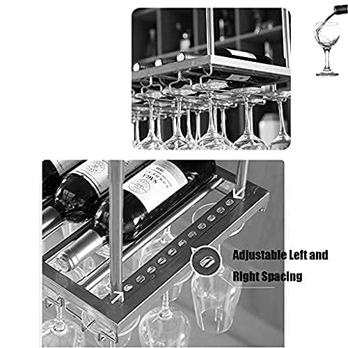 Casier à vin de plafond et support de bouteille suspendu - 5