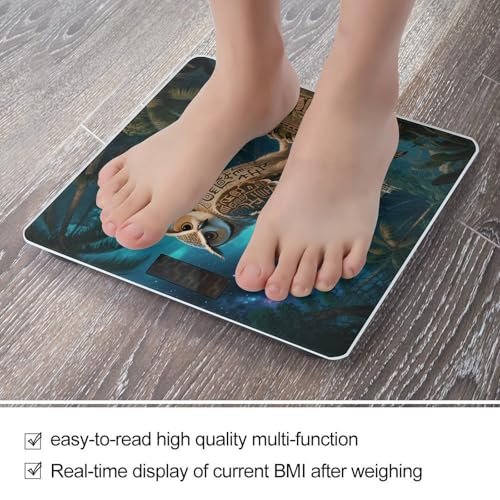 Báscula Digital de Baño Maya Owl con Pantalla LCD miniatura 5