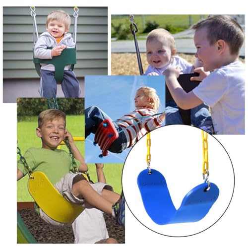 Siège de balançoire抗usure avec support et chaîne pour remplacer les cordes - 5