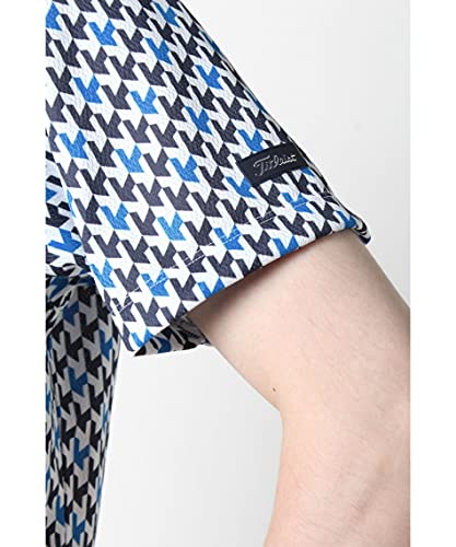 [タイトリスト] ゴルフウェア ポロシャツ 半袖 メンズ ジオメトリックプリント半袖ポロ TWMC2100 BL M 6枚目