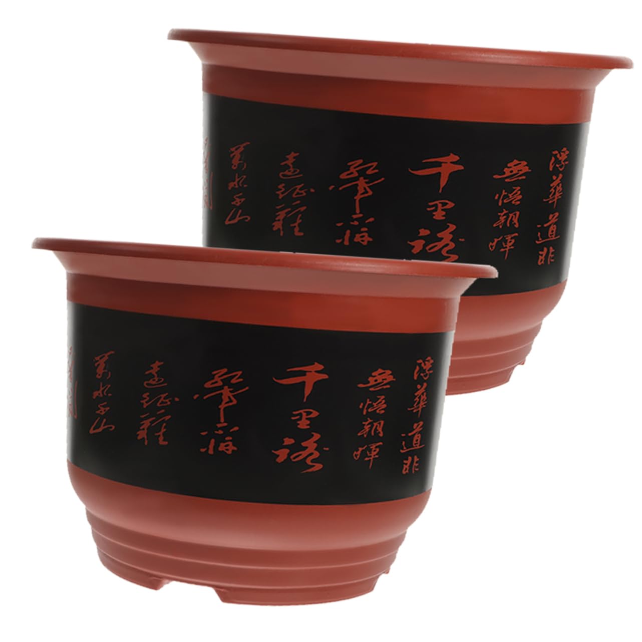 2pièces Pots Plastique pour Orchidées Jardinières pour Plantes Succulentes avec Drainage pour Intérieur Et Extérieur
