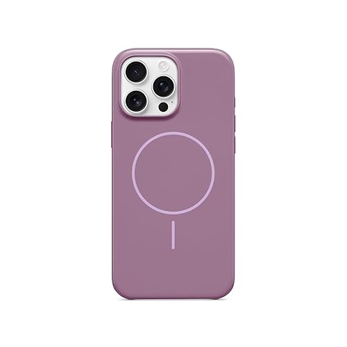 Beats Custodia per iPhone 16 Pro Max – Custodia protettiva MagSafe, resistente ai graffi, sottile, fodera in microfibra – Tramonto viola