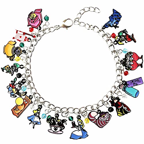 Alice Wonderlnd Bracelet Charm Alices Bracelet Gifts for Woman
