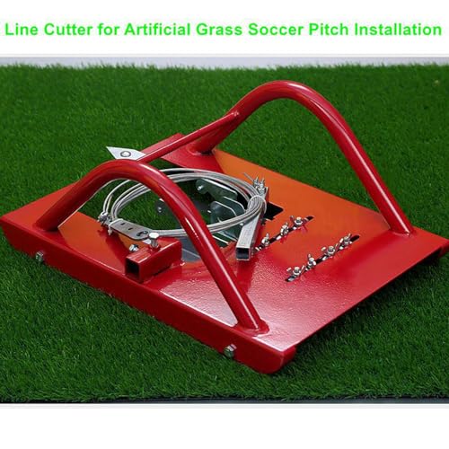 Herramienta de instalación de césped artificial, cortador de césped para un fácil mantenimiento, ideal para proyectos de césped sintético, cortador de línea para una configuración y cuidado eficientes