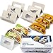 Taco Holders Stainless Steel - Taco Rack Set of 4 - Taco Stand Dishwasher & Oven Safe - Taco Serving Tray