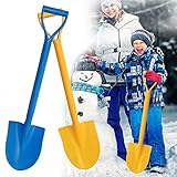Holady Beach&Snow Shovels - Large Size 25 Inch Beach Shovels for Kids, Heavy Duty Plastic, Shovel...