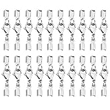 ✔️Einfache Bedienung: Jeder Endkappen und Spaltringe können problemlos geöffnet und geschlossen werden. Auch Anfänger können problemlos bedienen und ein tolles Erlebnis haben