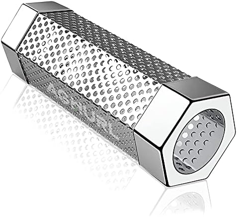 AGHURL Smoke Tube, Premium 6 inches Stainless Steel Pellet Smoker Tube for All Grill or Smoker, Hot or Cold Smoking