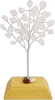 Árvore de Pedra Natural Quartzo Rosa com Base em Madeira – Variações de Cristal | Decoração e Energização