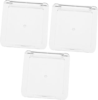 Beaupretty 3pcs Transparent Square Containers...