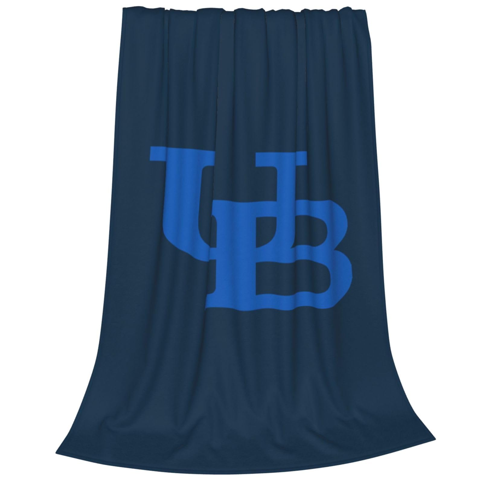 XRPUONG University at Buffalo Logo Fleece Blanket, Very Soft Microfiber Flannel Blanket for Couch Warm and Cozy for All Seasons