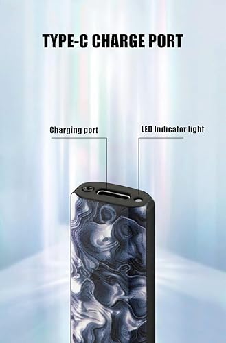 Miniatura 4 de Ambrogio.L Encendedores eléctricos recargables, paquete de 2 unidades, ultra delgado, USB C, resistente al viento, encendedor de plasma con luz