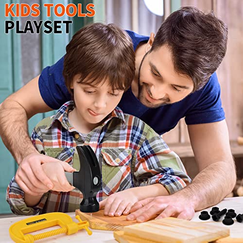 Deejoy Tool Set With Tool Box & Electronic Toy Drill, Pretend Play Kids Construction Kits For Kids Ages 3-5 Years Old, Toddler Boy Toys thumb #6