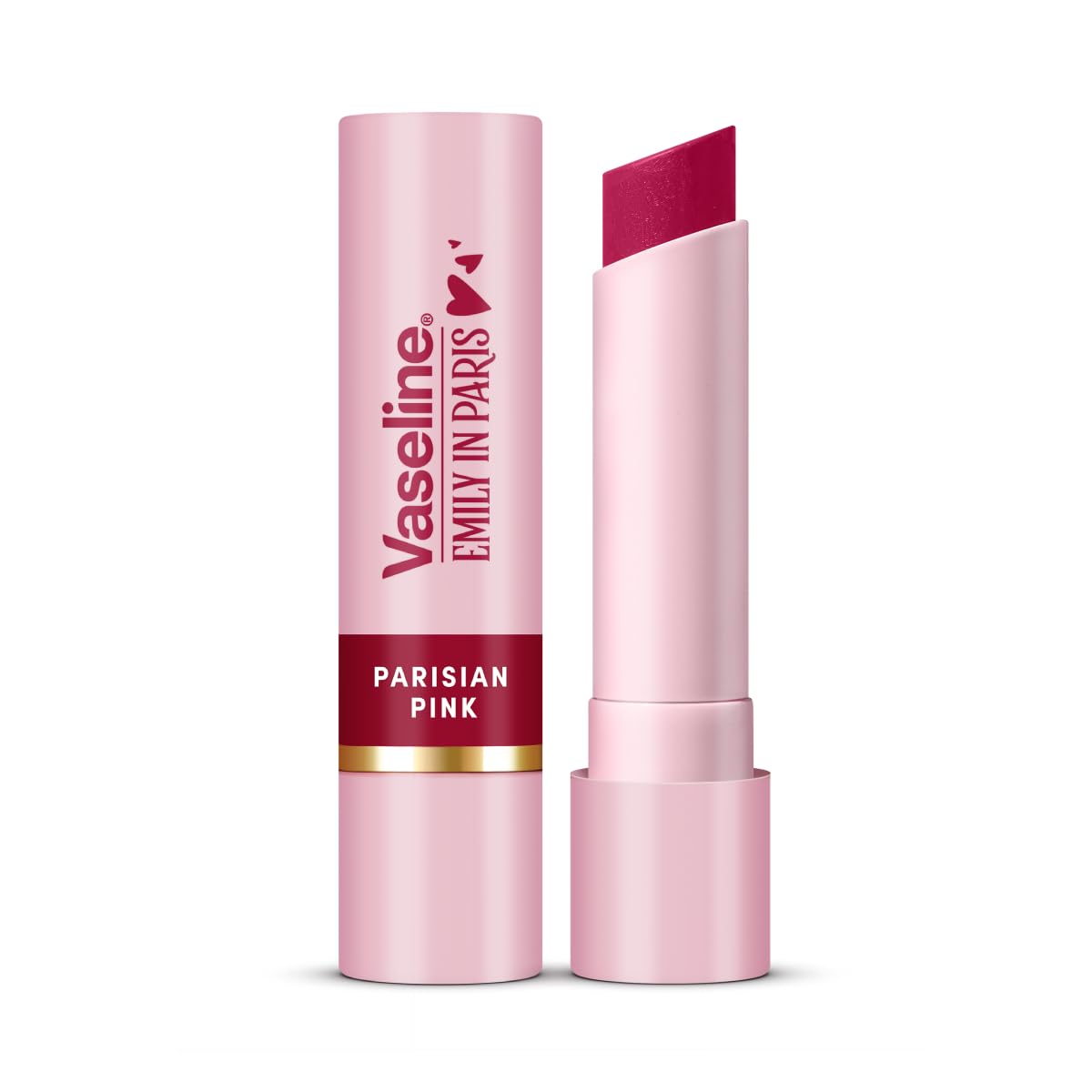 Vaseline Parisian Pink | Emily in Paris Limited Edition | Pink Tinted Lip Balm Stick, 24H Moisturization, 3g-image-15