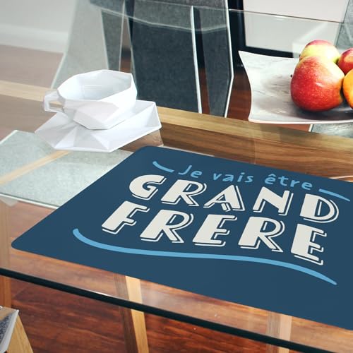 Sets de table souple bleu pour le repas quotidien des enfants