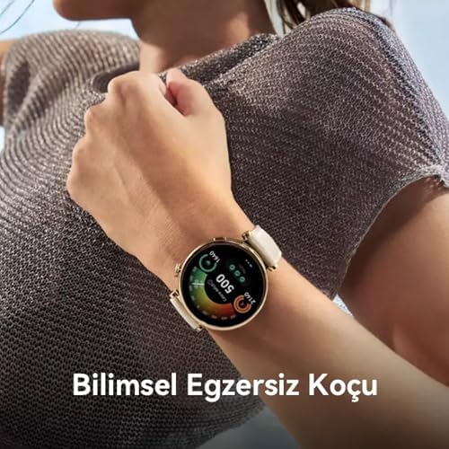 HUAWEI WATCH GT 4 41mm Akıllı Saat, 7 Gün Pil Ömrü, Bilimsel Kalori Yönetimi, Kadın Sağlığı Takibi 3.0, 7/24 Sağlık Takibi, Android ve iOS ile Uyumlu, Altın - Görsel 5
