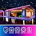 phopollo Led Strip Lights Color Changing 16.4ft Flexible 5050 RGB Led Lights Kit with Power Supply and 44 Keys Remote
