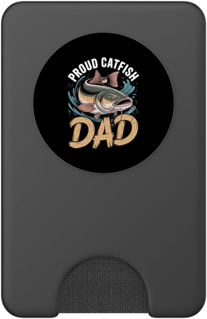 Proud Catfish Dad PopSockets PopWallet for MagSafe image 2