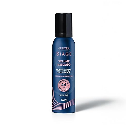 Eudora Siàge Mousse Volumizador Volume Imediato 150ml