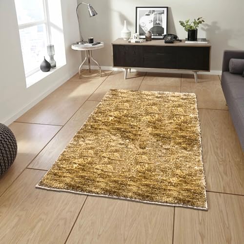 Image of Amazon Brand - Umi Hawai Microfiber Carpet Super Soft Non-Slip Washable Multipurpose Carpet Rug, Bedroom Floor for Home -Anti Gold, (4x6 Feet) Pack of 1