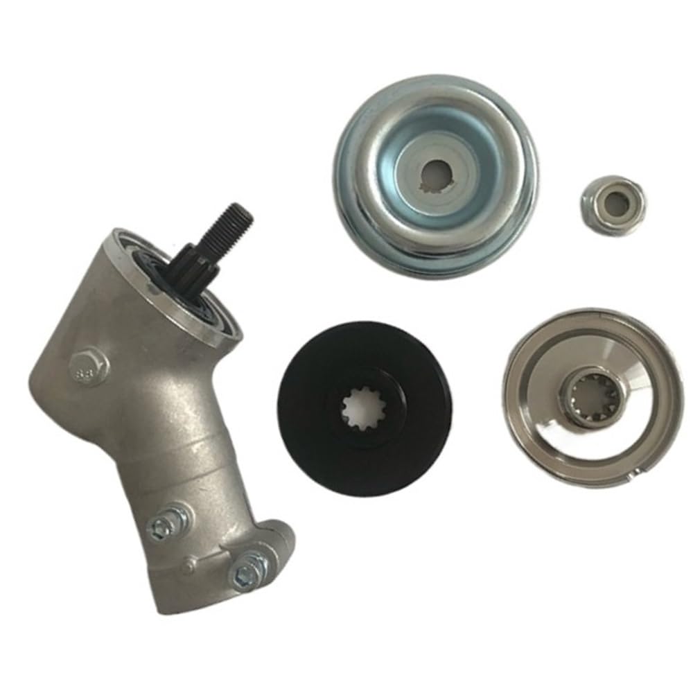 Caja de engranajes for cabezal de desbrozadora de 26 mm y 28 mm compatible con 443r, 436r, G45 y desbrozadoras Komatsu. Piezas de repuesto for herramientas de jardín.(28 X square)