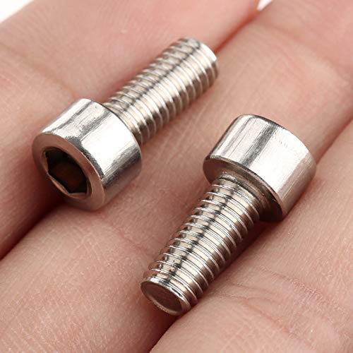 10Pcs Bike Water Bottle Cage Bolts Holder Screws M5 Inner Rack Hexagon Stainless Steel Screws #TOP4