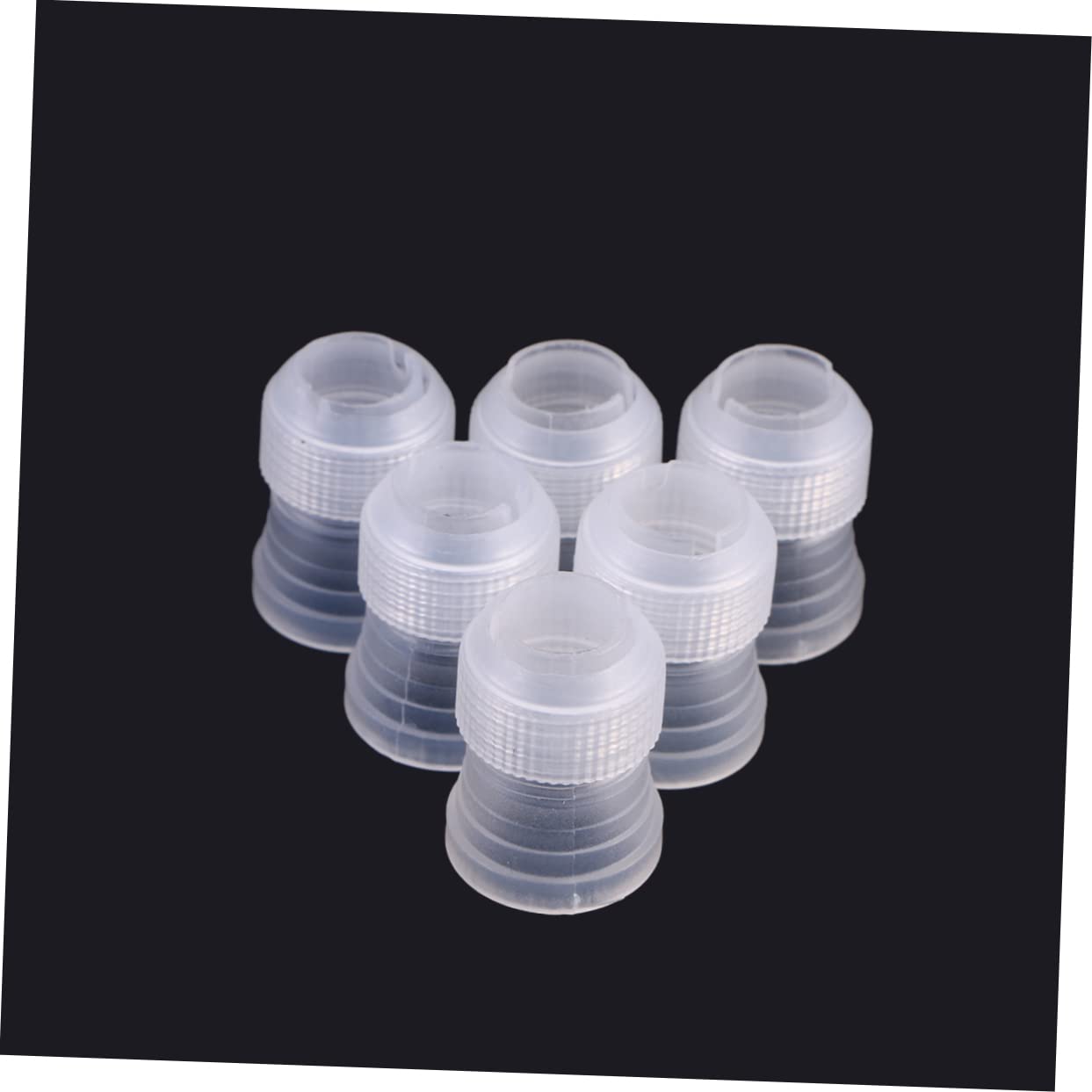 Ciieeo Juego De 3 Mangas Pasteleras Y Boquillas para Decorar Pasteles Herramientas De Silicona Reutilizables para Hornear 6 Piezas X 3