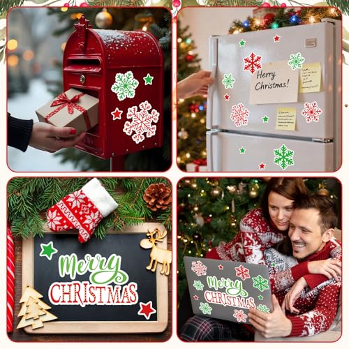 Imanes navideños para nevera que decoran superficies metálicas sin dañar ni rayar 8