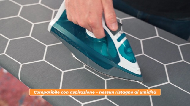 Copriasse Da Stiro VividPaw Extra Large 45x124 Cm: Imbottitura Spessa Con Rivestimento In Silicio Anti Macchia
