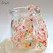 Move on Clear Crystal Putty Scented Fruit Salad Slime for Kids, Super Soft Non Sticky Fruit