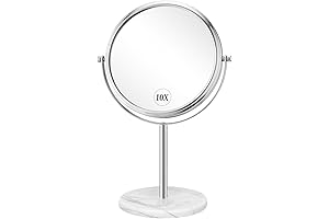 ALHAKIN 10X Magnifying Makeup Mirror: Precision Clarity for Flawless Beauty