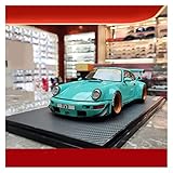 MAQINA 1/18 Diecast Für Porsche 964 RWB Simulation Legierung Rennwagen Modell Erwachsene Sammlung Souvenir Display Spielzeugmodellauto