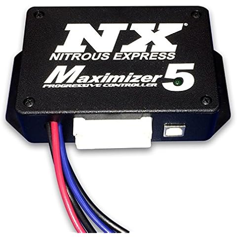 Nitrous Express 16008 Maximizer 5 Progressive Controller Incl. Internal Drivers for Stage One and Stage Two Operates Up to 4 Separate Stages of Nitrous Maximizer 5 Progressive Controller Cover