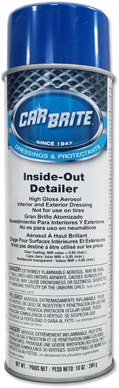 CAR G008C22, Car Brite Inside-Out Detailer Case of 12 Car Brite Inside-Out Detailer