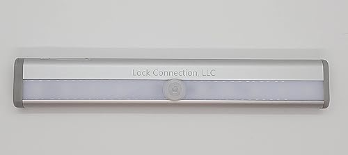 Miniatura 2 de Lock Connection - Luz LED de gabinete activada por movimiento y luz. Pegar en cualquier lugarSensor de movimiento de 10 LED con batería (Azul