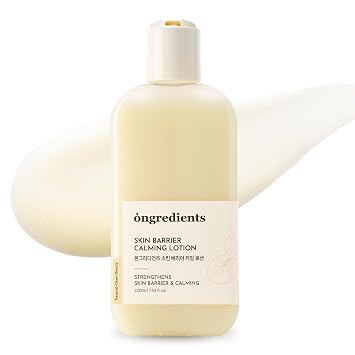 ONGREDIENTS Skin Barrier Calming Lotion | Lightweight Moisturizer for Dry, Sensitive Skin | Centella, 9-Peptide Complex, Glucose, Soothing, Hydrating | Vegan, Korean skincare 220ml / 7.43 fl Oz