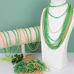 12pcsstpatricksdaynecklacegoldgreenbeadsshamrocksnecklaceplasticshamrocksbeadnecklacesetirishbeerdecorationssuppliesforstpatricksdayaccessoriesdecorationsfavorsbulk Urban Country Home Decor 12 pcs st patricks day necklace gold green beads shamrocks necklace plastic shamrocks bead necklace set irish beer decorations supplies for stpatricks day accessories decorations favors bulk urban country home decor