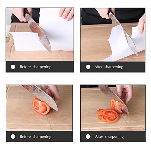 Whetstone Sharpening Stone 400/1000 Grit Kit,Whetstone Knife Sharpener Stone With Non-Slip Base,Chef Wet Stone For Knives,Blades,Waterstone Kitchen Gadgets #TOP3