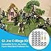 50-Pack GI Joe O-Rings+ 100 Screws + 2 Spanners,Fits for Premium 3.75