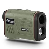 Laser Rangefinder for Hunting and Golf, 700 Yards 6X 25mm Range finder with Speed, Scan and Fog measurement (700 Yards)