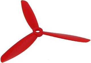 New Lon0167 5x4.5 Inches Featured 3-Vanes RC Airplane reliable efficacy CW Propeller Red w Hole Adapter(id:da3 8d b4 883)