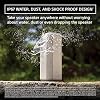 Sony SRS-XE300 X-Series Wireless Portable-Bluetooth-Speaker, IP67 Waterproof, Dustproof and Shockproof with 24 Hour Battery, Light Gray