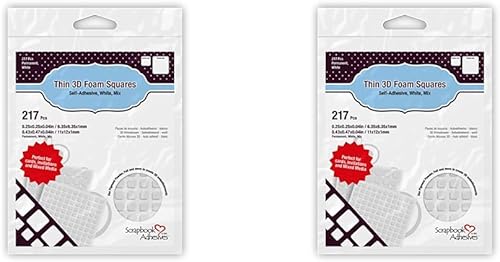 3L Scrapbook Adhesivo Permanente Pre-Corte 3D Espuma Montaje Cuadrados