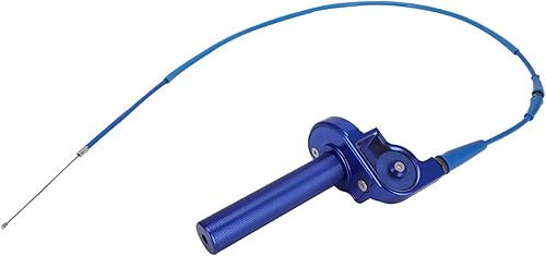 Miniatura 5 de JFG RACING Conjunto de Acelerador para Motocicleta, 78" 22mm Puños de Acelerador de Giro Rápido Con Cable de Acelerador Aleación de Aluminio