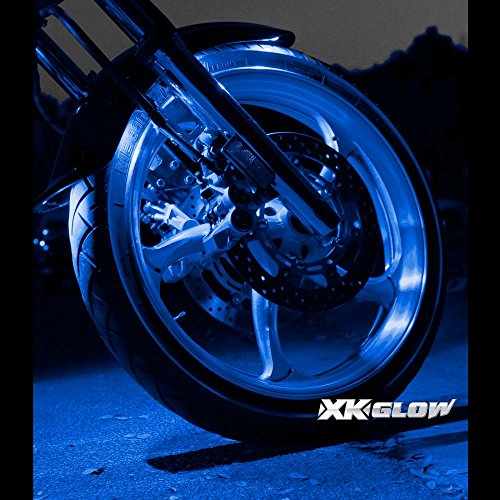 8 Compact Pods + 4 Flex Strips 7 Color Remote Control Motrocycle Atv Snowmobile Led Light Kit #TOP6