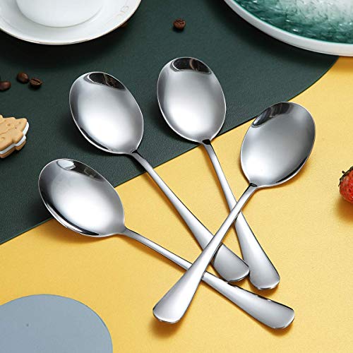 Serving Spoons 4 Pieces, Kyraton Serving Spoons, Include Solid Serving Spoon Stainless Steel Serving Utensils, Serving Set Packing of 4 - Image 4